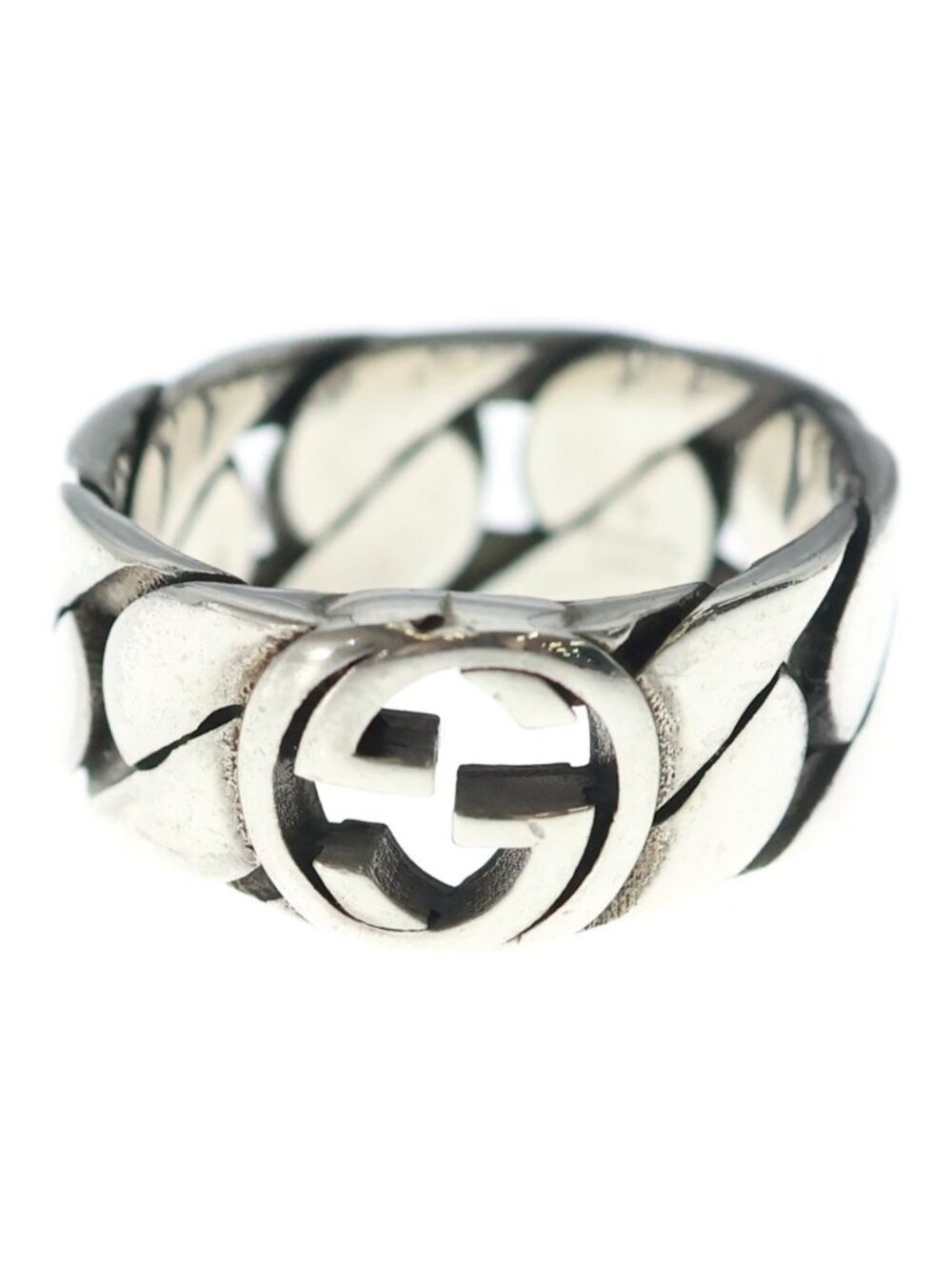 Gucci Interlocking Ring Silver - Picture 5 of 7